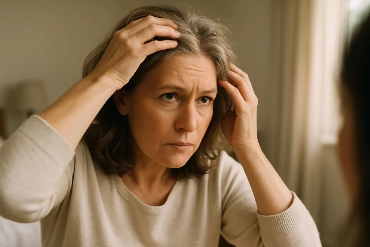 Caduta capelli in menopausa: cause e rimedi