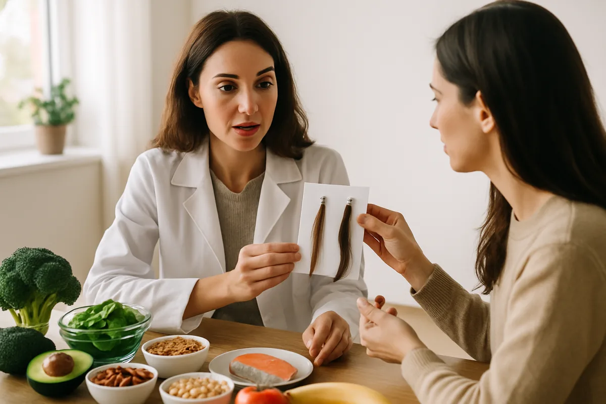 Caduta dei capelli e carenze nutrizionali