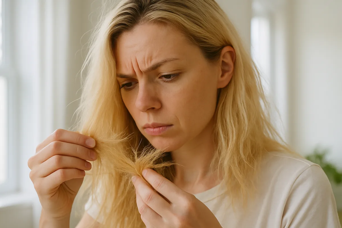 Capelli sfibrati da decolorazione: cause e soluzioni