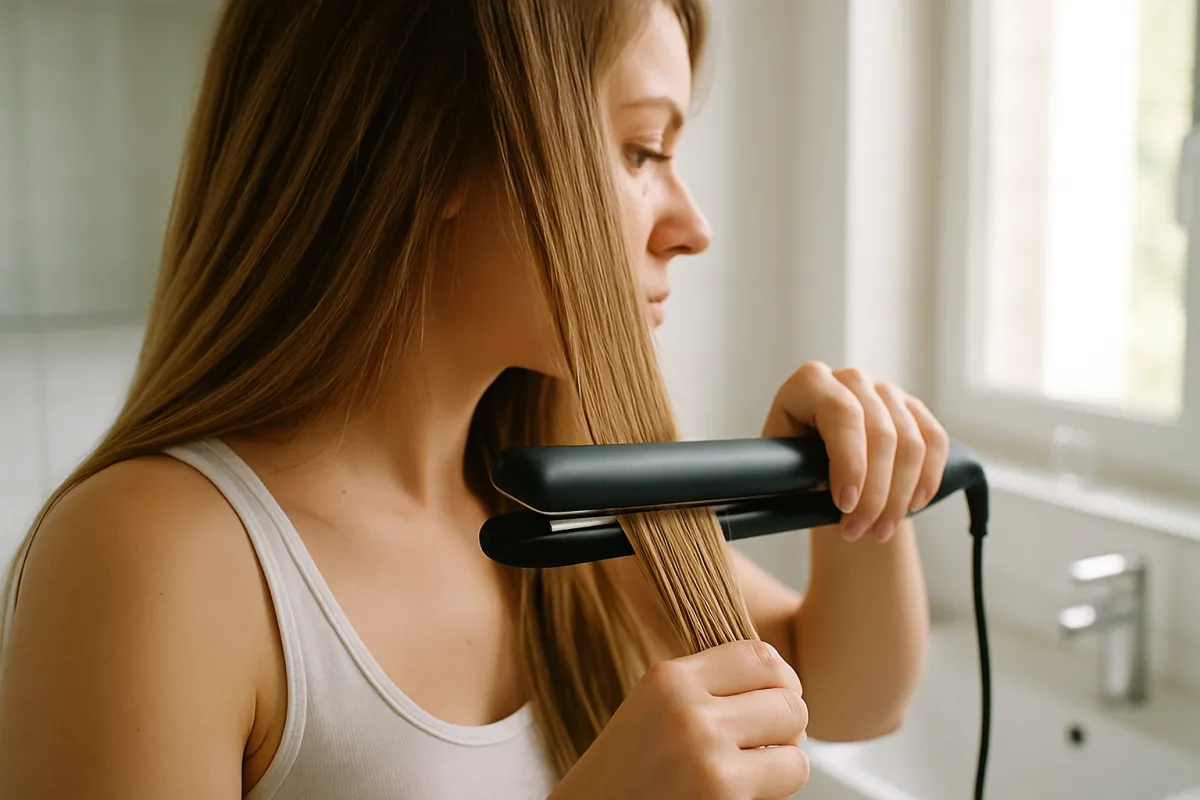 Capelli sfibrati da piastra: come intervenire