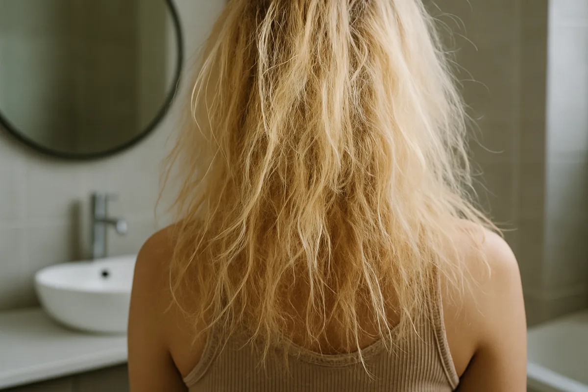 Capelli sfibrati dopo decolorazione: rimedi