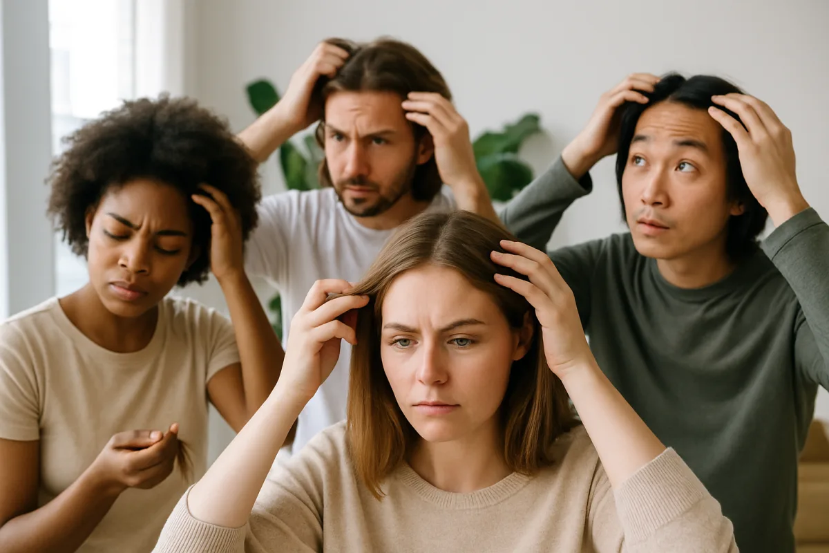 Cause specifiche della caduta dei capelli