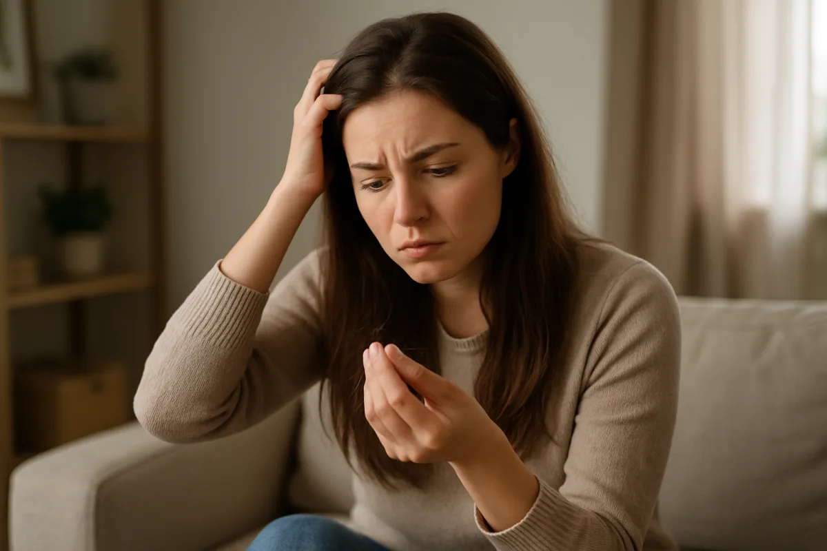 Come lo stress influisce sulla caduta dei capelli