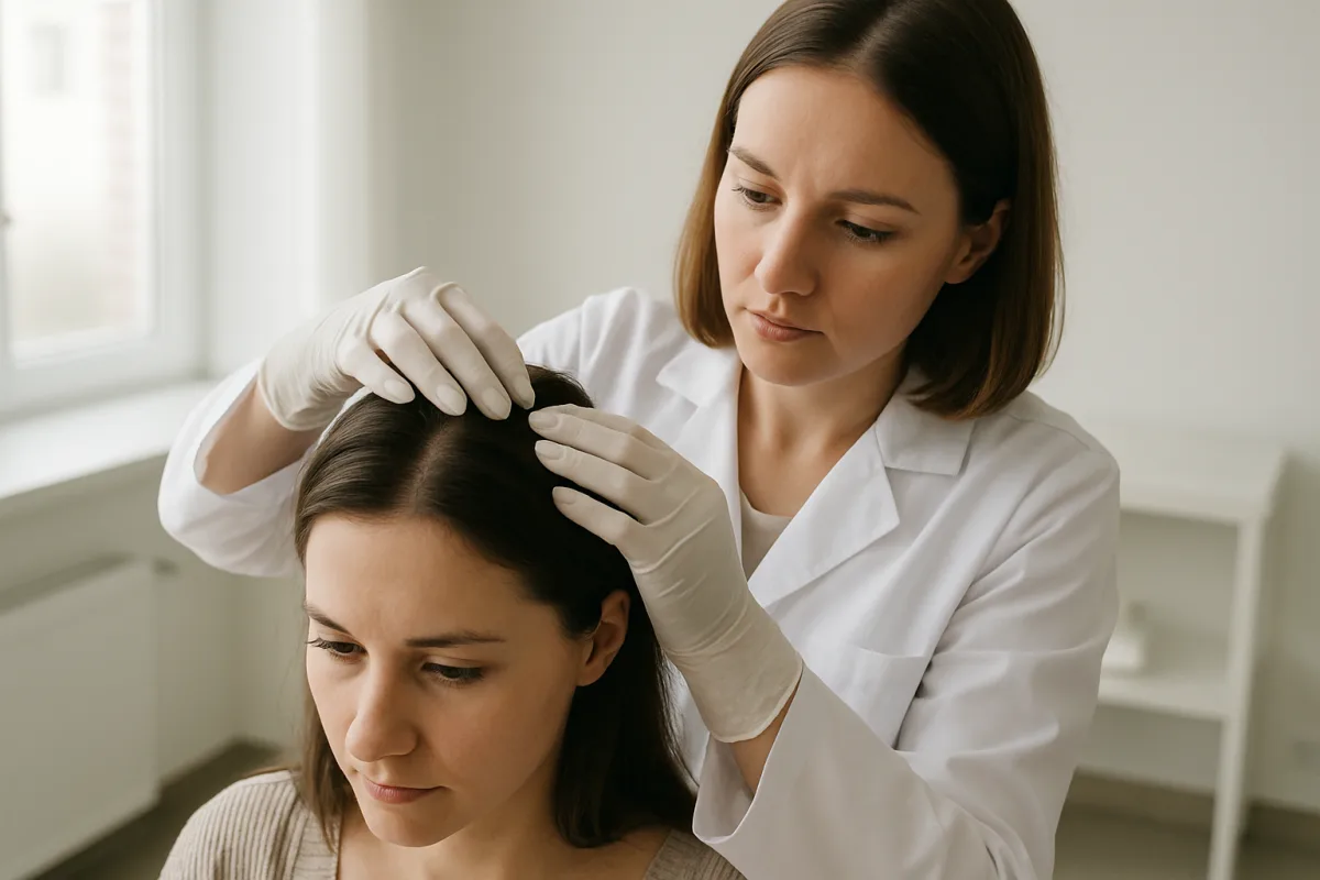 Patologie del cuoio capelluto e caduta dei capelli